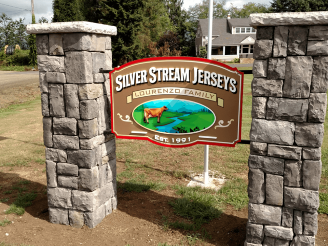 Silver Stream Jerseys PSI Oregon Sign
